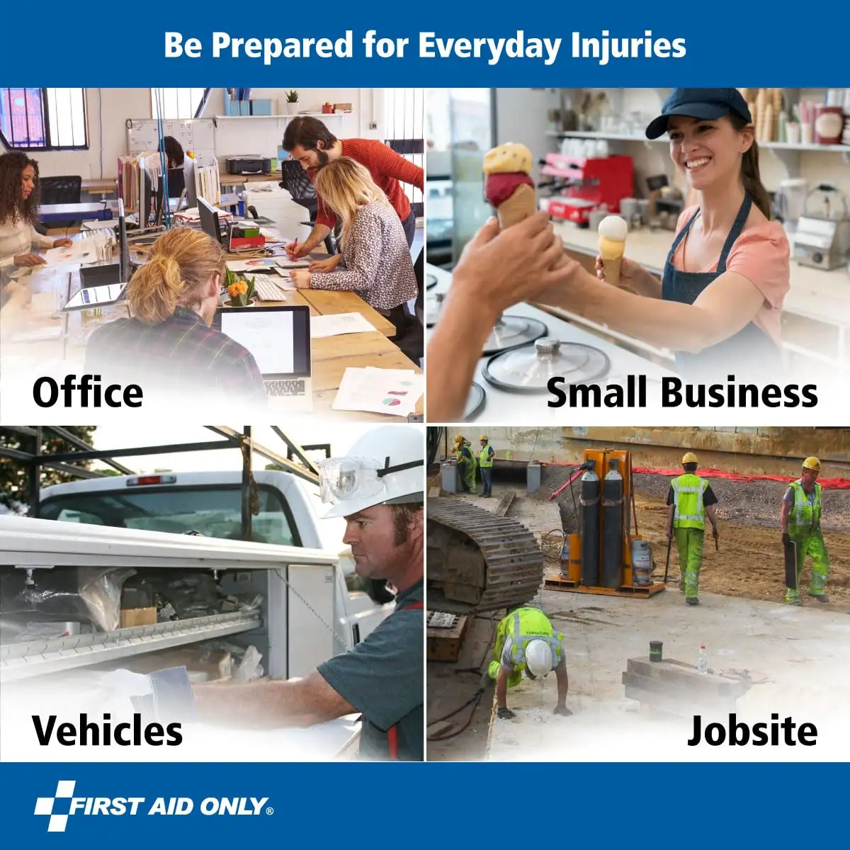 First Aid Only 6060 10-Person Emergency First Aid Kit for Office - 710dptj9yzl._sl1200_